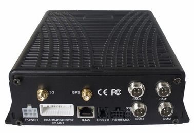 High Speed Vehicle Mobile DVR with 3G network , USB2.0 Interfaces