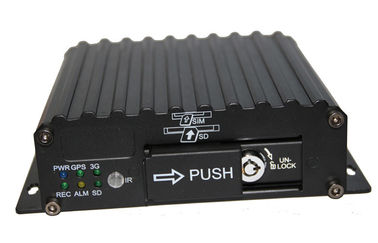 4-Ch GPS Dual SD Mobile DVR GPS Vehicle Security DVR For Railways / Buses