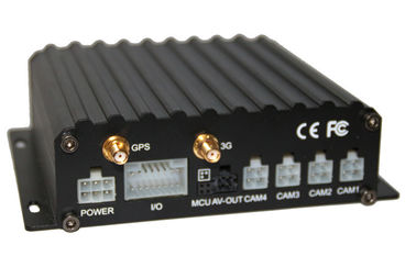 4-Ch GPS Dual SD Mobile DVR GPS Vehicle Security DVR For Railways / Buses