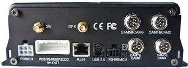Linux H.264 HDD GPS Mobile DVR 4-CH D1 / HD1 Support Audio Video Output